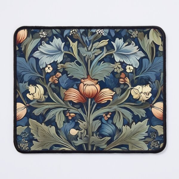Item preview, Blue William Morris | William Morris Art Floral Pattern Design - designed and sold by PurpleLoveStore.