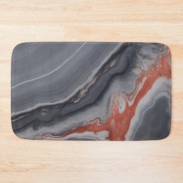 Item preview, Abstract Art Agate Stone Black Dark Grey Design designed and sold by fluffstuffgifts.
