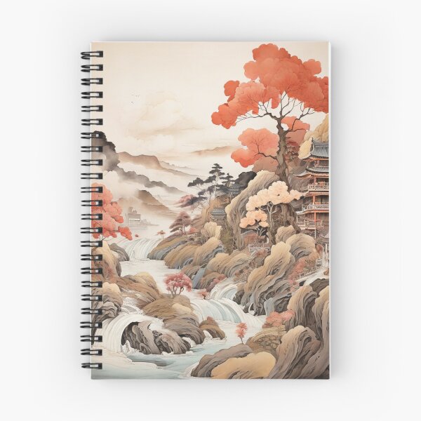 Item preview, Japanese Ancient Landscape Art Painting designed and sold by likbatonboot.