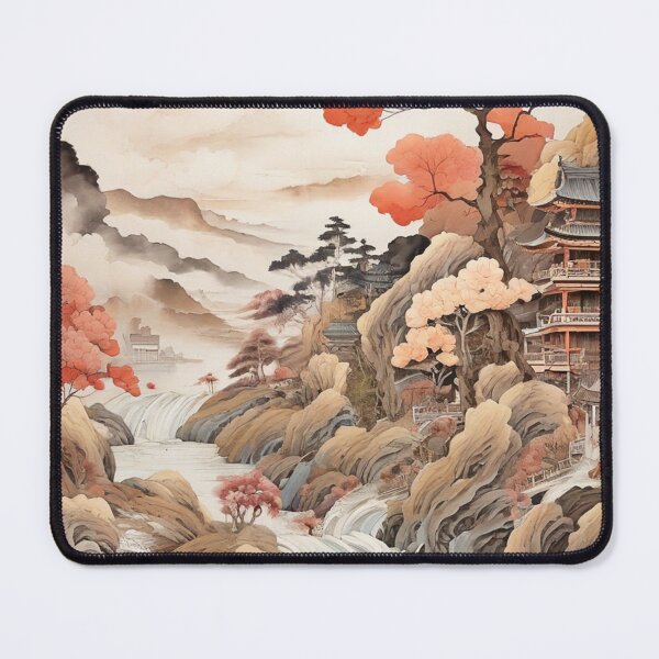Item preview, Japanese Ancient Landscape Art Painting designed and sold by likbatonboot.