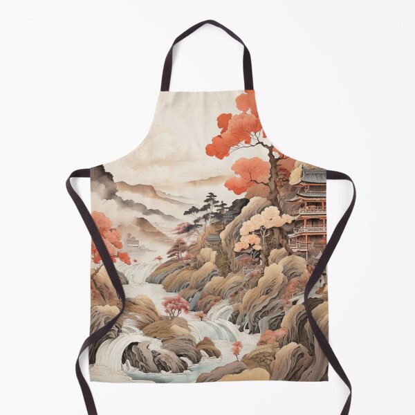 Item preview, Japanese Ancient Landscape Art Painting designed and sold by likbatonboot.