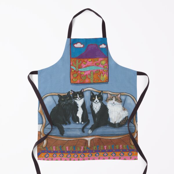 Item preview, Los gatos del sofá designed and sold by KilkennyCat Art.