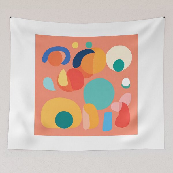 Item preview, Abstract minimalistic playful art 4 designed and sold by LorenzoArtZa.