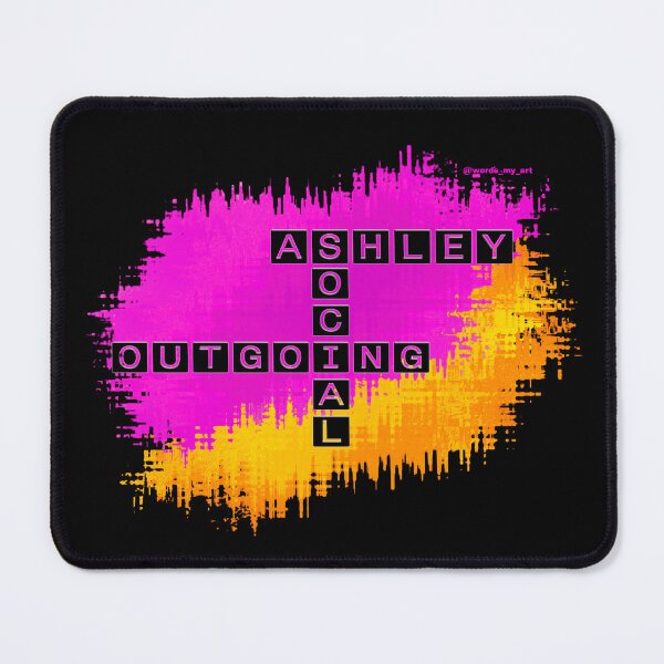 Item preview, Ashley, Social and Outgoing Crossword designed and sold by words-my-art.