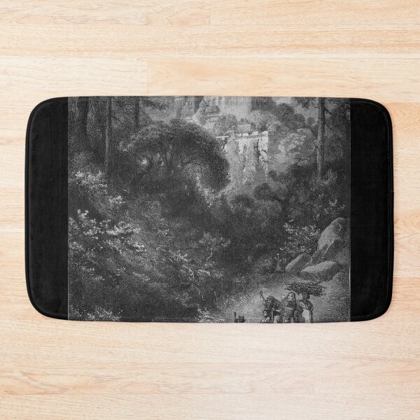 Item preview, Puss in Boots Nears the Castle - Gustave Dore designed and sold by forgottenbeauty.