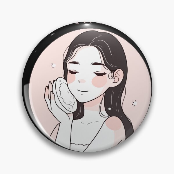 Item preview, Girl Applying Skincare designed and sold by CraftsyCorner.