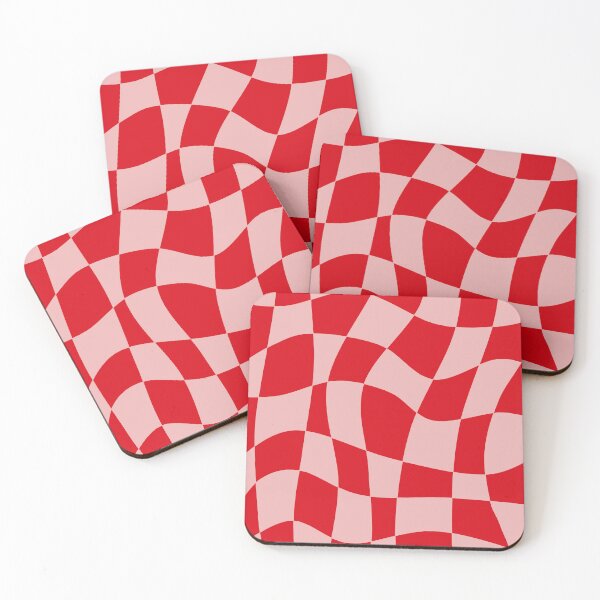 Item preview, Retro Red and Pink Checkered Pattern designed and sold by Deutschic.