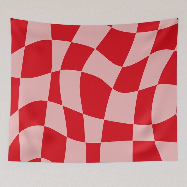 Item preview, Retro Red and Pink Checkered Pattern designed and sold by Deutschic.