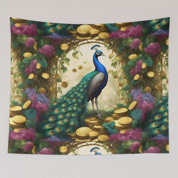 Item preview, Copy of Copy of NFT's Peacock, Crypto Jungle, Millionaire Lifestyle, Golden Octopus, Ruby designed and sold by Sugar Wisdom .