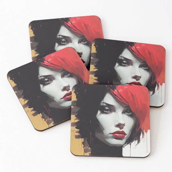 Item preview, oil painting style of mysterious woman designed and sold by BigCreation.