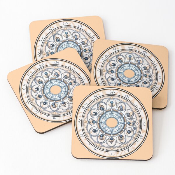 Artikelvorschau, Kreismosaik gemustertes magisches Mandala entworfen und verkauft von PlumeUniverse.