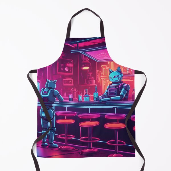 Item preview, Neon Robo-Cat Bar designed and sold by VeiledVision.