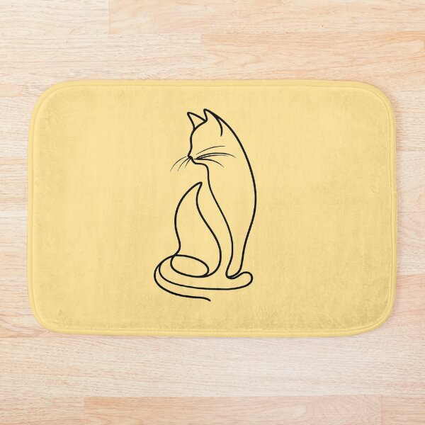 Item preview, One Line Cat Art designed and sold by Pickmash.