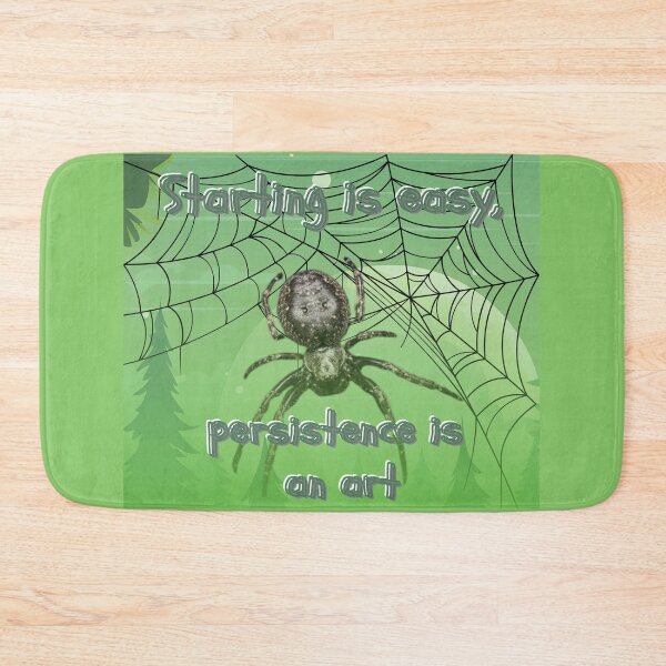 Item preview, Starting is easy, persistence is an art designed and sold by  ViralVisionsCreating .