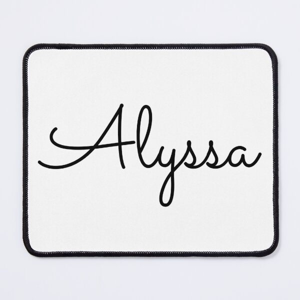 Item preview, Writing Alyssa Name Label designed and sold by NormadWorld.