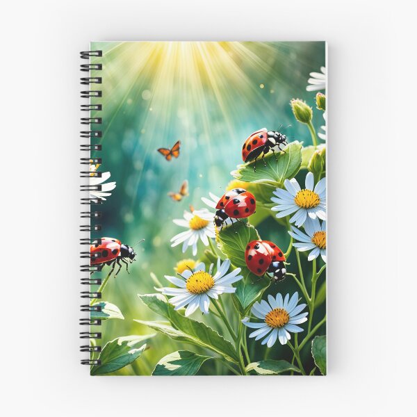 Item preview, Mariquitas de primavera designed and sold by Lilsilverfish.
