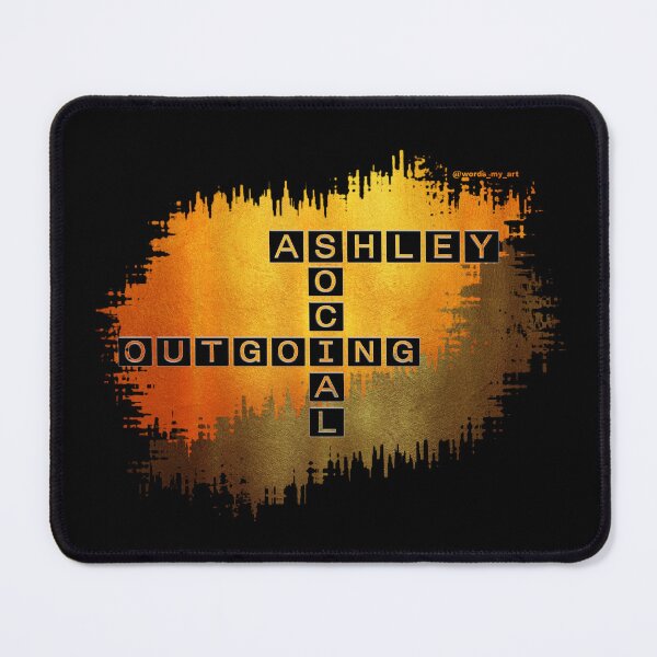 Item preview, Ashley, Social and Outgoing Crossword designed and sold by words-my-art.