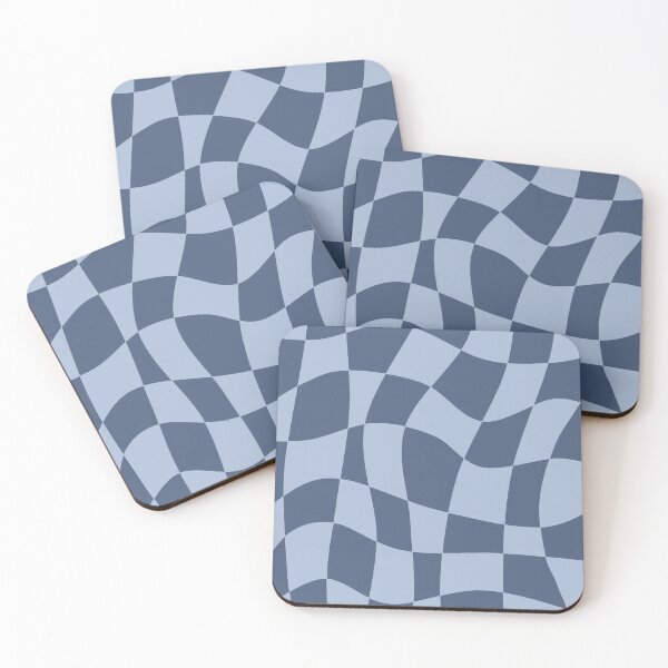 Item preview, Iconic Retro Blue Checkered Pattern designed and sold by Deutschic.