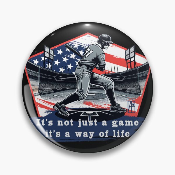 Item preview, USA - American BASEBALL - It's not just a game, it's a way of life - color designed and sold by ArtProjectShop.