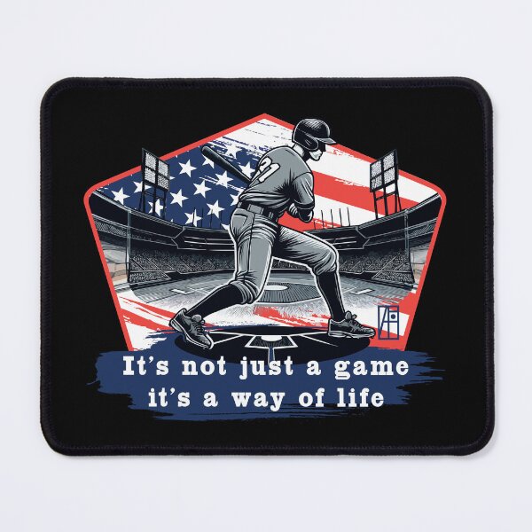 Item preview, USA - American BASEBALL - It's not just a game, it's a way of life - color designed and sold by ArtProjectShop.