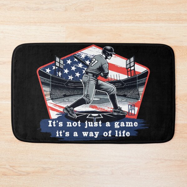 Item preview, USA - American BASEBALL - It's not just a game, it's a way of life - color designed and sold by ArtProjectShop.