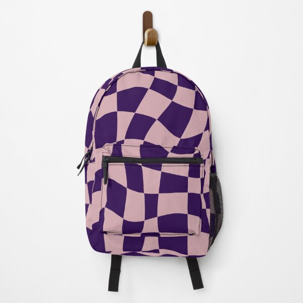 Item preview, Iconic Retro Purple Checkered Pattern designed and sold by Deutschic.