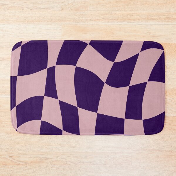 Item preview, Iconic Retro Purple Checkered Pattern designed and sold by Deutschic.