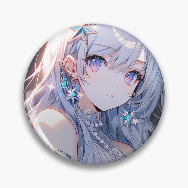 Artikelvorschau, Starry Eyed Celestial Maiden Anime Girl entworfen und verkauft von bubblegoth.