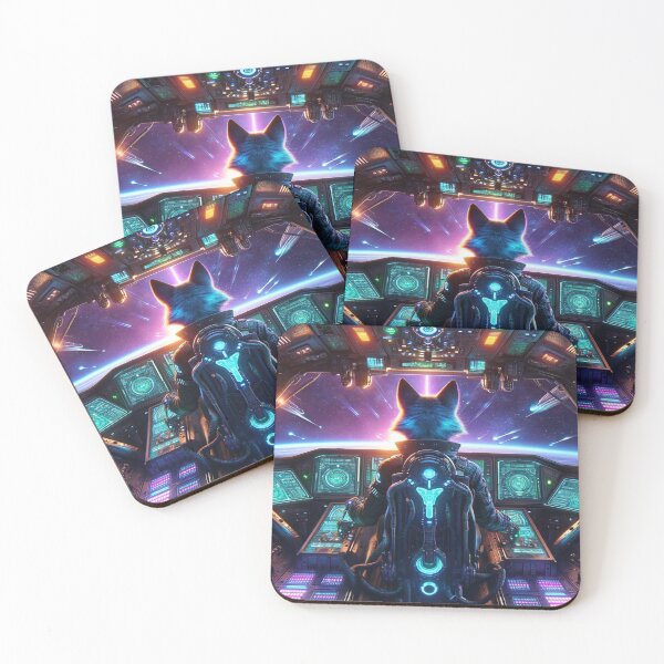 Item preview, Neon Swift - Space Ranger designed and sold by AIRandomArt.