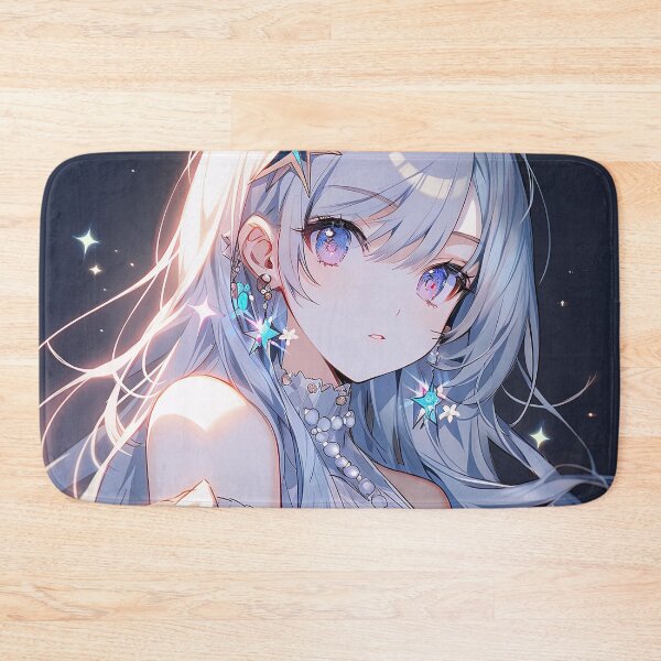 Item preview, Starry Eyed Celestial Maiden Anime Girl designed and sold by bubblegoth.