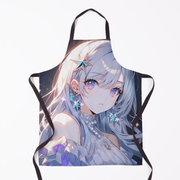 Item preview, Starry Eyed Celestial Maiden Anime Girl designed and sold by bubblegoth.