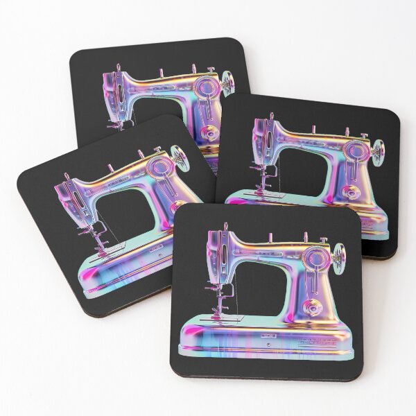 Item preview, Holographic Sewing Machine designed and sold by Stitch & Thread Studio.