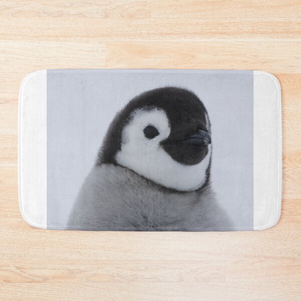 Item preview, Cute Emperor Penguin Chick 1 cropped (logo)  designed and sold by SBPenguins.