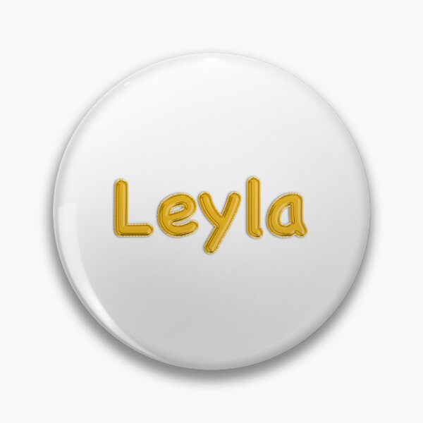 Item preview, Golden Balloon Leyla Name Label designed and sold by NormadWorld.