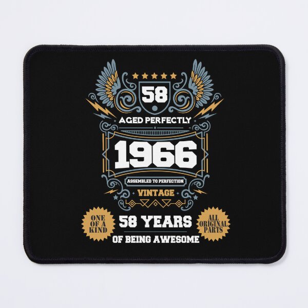 Item preview, Vintage Aged Perfectly Awesome Since 1966 Legend, Limited Edition, 58th Birthday, Assembled to perfection, Legend is Born, 58 years of being awesome, All original parts designed and sold by DjenShop.