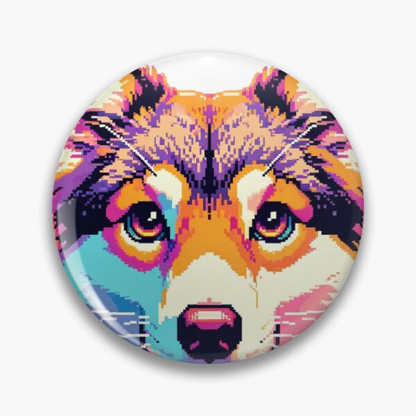 Item preview, Pixelated Pup designed and sold by AIRandomArt.
