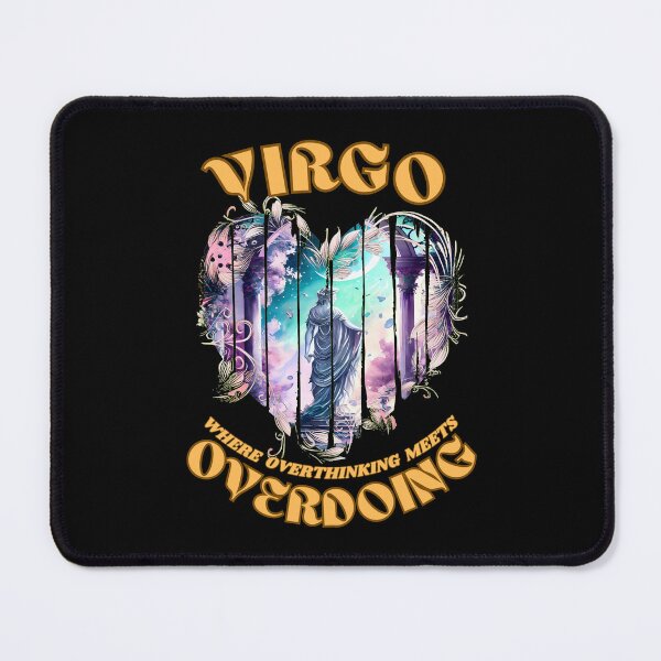 Item preview, Virgo. Where Overthinking Meets Overdoing. virgo sign designed and sold by ZodiacWonders.