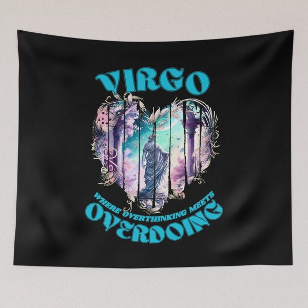 Item preview, Virgo. Where Overthinking Meets Overdoing. zodiac virgo designed and sold by ZodiacWonders.