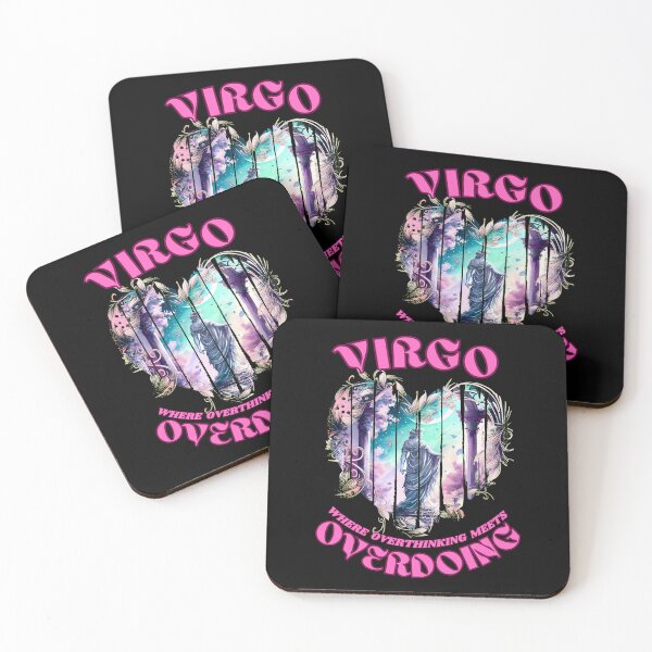 Item preview, Virgo. Where Overthinking Meets Overdoing. virgo astrological sign designed and sold by ZodiacWonders.