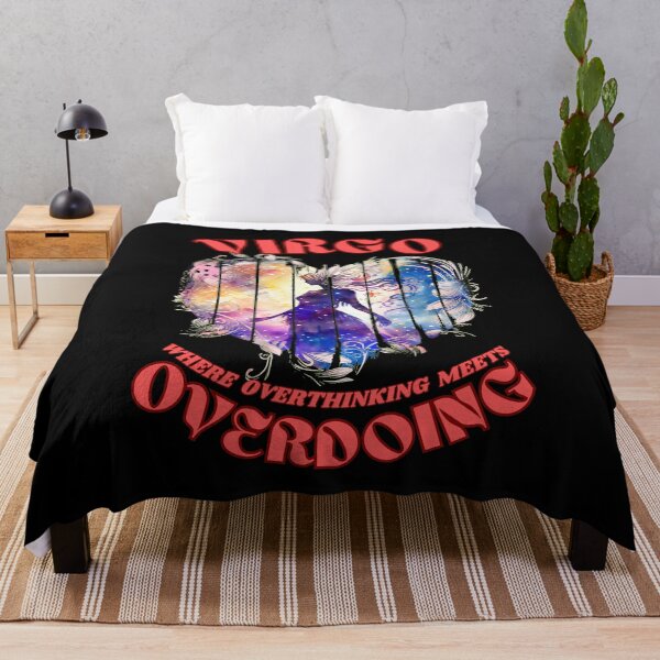 Item preview, Virgo. Where Overthinking Meets Overdoing. virgo traits designed and sold by ZodiacWonders.