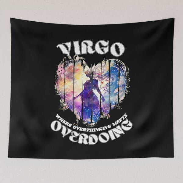 Item preview, Virgo. Where Overthinking Meets Overdoing. virgo august designed and sold by ZodiacWonders.