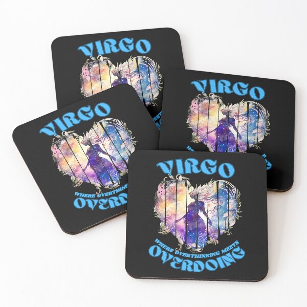 Item preview, Virgo. Where Overthinking Meets Overdoing. virgo characteristics designed and sold by ZodiacWonders.