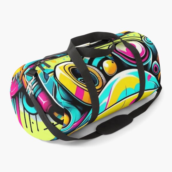 Item preview, Vibrant Graffiti Skulls Collective Urban Art Fusion designed and sold by WickedAI.