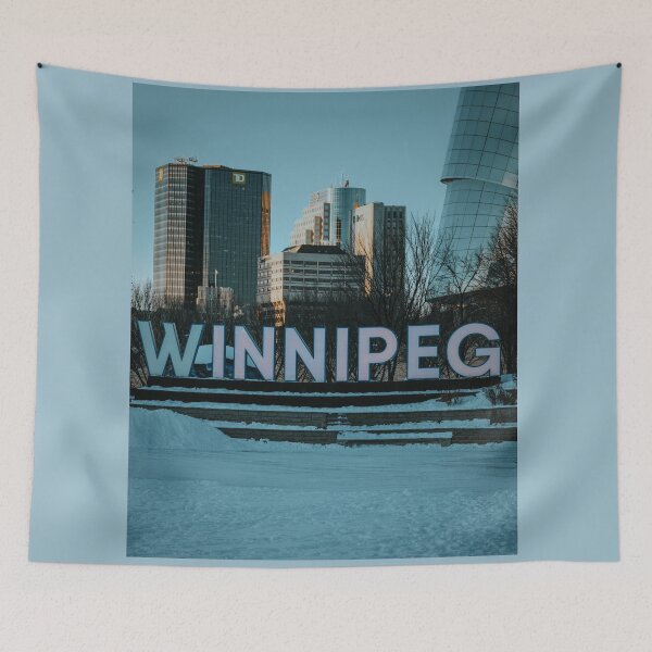 Item preview, Winnipeg Manitoba Canada Blue Design designed and sold by Femme Pastel Collective.