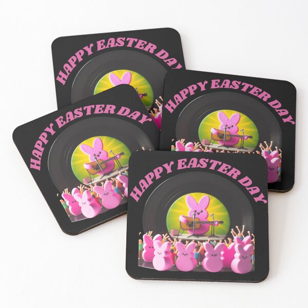 Item preview, Easter peeps vinyl happy easter day Sticker designed and sold by Dazzling15.