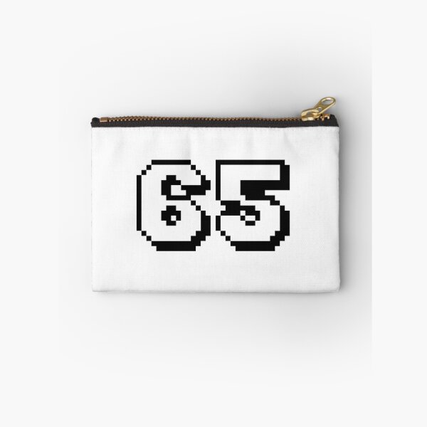 Item preview, 65, sixty-five, white, retro video game, 1 up! designed and sold by Numbers-Art.