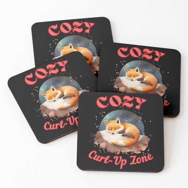 Item preview, Cozy Curl-Up Zone. retro fox designed and sold by FoxVibes.