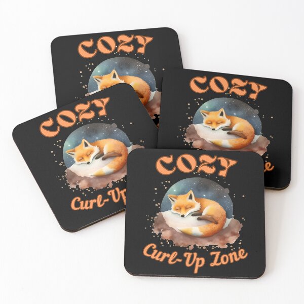 Item preview, Cozy Curl-Up Zone. fox watercolor designed and sold by FoxVibes.