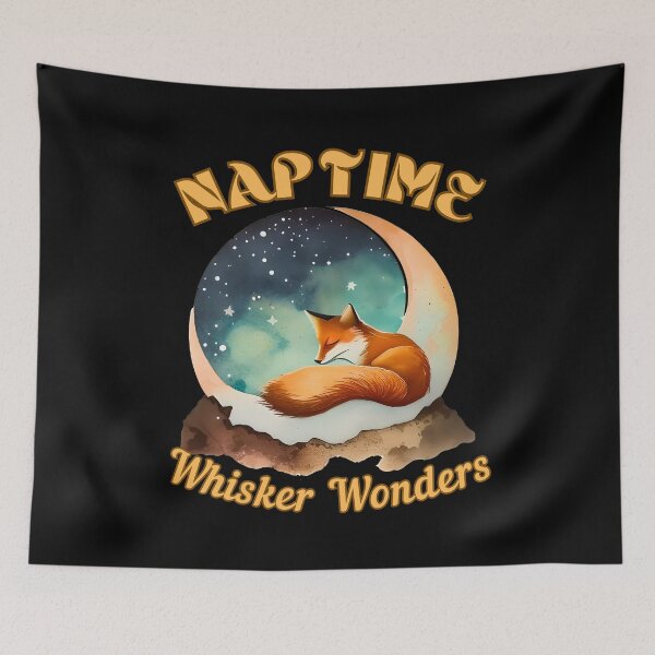 Item preview, Naptime Whisker Wonders. fox saying designed and sold by FoxVibes.
