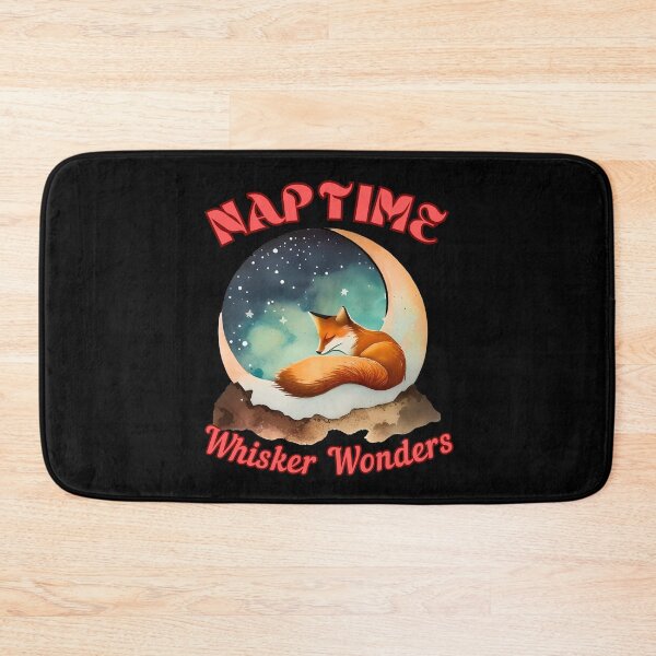 Item preview, Naptime Whisker Wonders. retro fox designed and sold by FoxVibes.